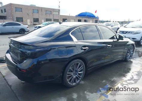 2017 Infiniti Q50 3.0T Red Sport 400 из США, поврежденный, VIN JN1FV7APXHM851133